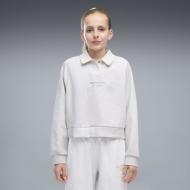 Джемпер Puma CLASS Relaxed Short Lenght Longsleeve Polo FL G 69485105 р.164 серый