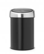 Відро для ванної Brabantia Touch Bin 3 л чорний матовий 00800720