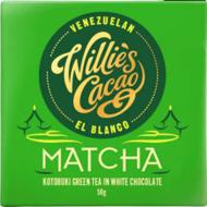 Шоколад Willie's Cacao белый с зеленым чаем Matcha 50 г Шоколад Willie's Cacao белый с зеленым чаем Matcha 50 г