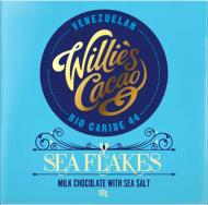 Молочный шоколад Willie's Cacao с морской солью sea flakes 50 г