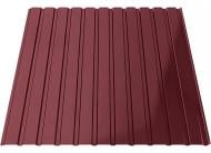 Профнастил стеновой PCS ПС-10 0,40x1200x2000 мм RAL 3005 бордовый глянец
