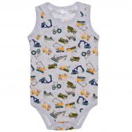 Боди детское для мальчика Татошка 14117трк р.80 оранжевый