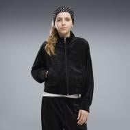 Джемпер Puma ESS ELEVATED Velour Short Length Trackjacket G 69485401 р.176 черный