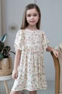 Платье Mevis (03) р.104 молочный/с рисунком 5403