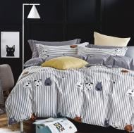 Комплект постельного белья Happy dogs двуспальный разноцветный принт La Nuit