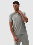 Футболка 4F TSHIRT M1282 4FWSS24TTSHM1282-25S р.XL серый Футболка 4F TSHIRT M1282 4FWSS24TTSHM1282-25S р.XL серый