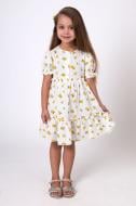 Платье Mevis (01) р.128 белый с рисунком 5480