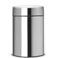 Ведро с поворотной крышкой Brabantia Slide Bin 5 л матовый стальной 00800013