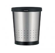 Ведро со съемной крышкой Brabantia Conical Paper Bin 11 л матовое стальное 00860106