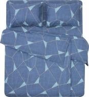 Комплект постельного белья Puzzle семейный синий UP! (Underprice)