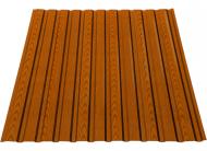 Профнастил стіновий PCS ПС-10 0,40x1200x2000 мм RAL 8003 глиняно-коричневий 2D принт 2802