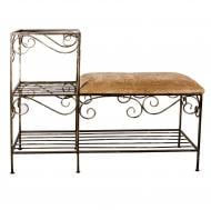 Подставка для обуви Метал Арт Микс 900x320x700 мм коричневый/патина (28039/к)