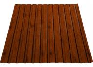 Профнастил стеновой PCS ПС-10 0,40x1200x1500 мм RAL 8003 глиняно-коричневый 2D принт 3701