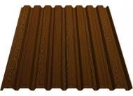 Профнастил стіновий PCS ПС-20 0,40x1140x1500 мм RAL 8003 глиняно-коричневий 3D принт 2802
