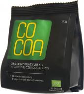 Цукерки Raw Cocoa бразильські горіхи у сирому шоколаді органічні 70 г (40611)