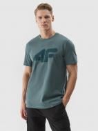 Футболка 4F TSHIRT M1317 4FWSS24TTSHM1317-44S р.XL зеленый