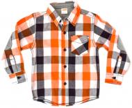 Рубашка детская GYMBOREE в клетку р. 104-110 оранжевый 16709