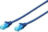 Патч-корд 2E RJ45 Cat.5e UTP (2E-PC5ECU-3LSZH-BLU) 3 м синий