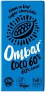 Шоколад Ombar сирий органічний з кокосом 60% какао 35 г Шоколад Ombar сирий органічний з кокосом 60% какао 35 г