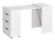 Стол-трансформер Компанит 2 754х600х1280 мм нимфея альба/нимфея альба