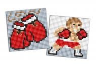 Алмазная мозаика на наклейке - Спорт. Бокс, набор из 2 шт. Ideyka