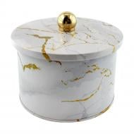 Емкость для хранения Arino Marble White 14x10 см 74979