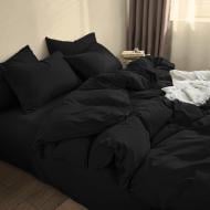 Комплект постельного белья Black евро черный Zastelli