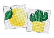 Алмазная мозаика на магните - Лимон и кактус, комплект из 2 шт. Ideyka