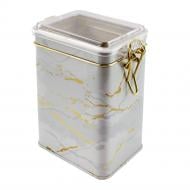Емкость для хранения Arino Marble White 7,5x10x15 см 74978