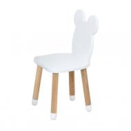 Стул детский ArinWOOD Мишка 08-025W-V-ROUND белый