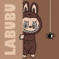 Картина по номерам прятки Лабубу ©art_selena_ua Ideyka