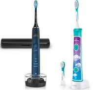 Электрическая зубная щетка Philips Sonicare DiamondClean HX9911/88 + HX6322/04 For Kids