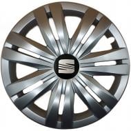 Колпак для колес SJS Seat 501 R17" 4 шт. серебряный (106322)
