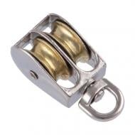 Блок двойной 3/4" snapt 5 мм никель 5 шт. Блок двойной 3/4" snapt 5 мм никель 5 шт.