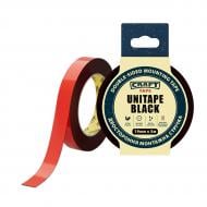Двостороння монтажна клейка стрічка HPX Craft Tape Unitape Black (FTB1905)