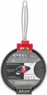 Сковорода для блинов Biol SteelLine 24 см 2408ST
