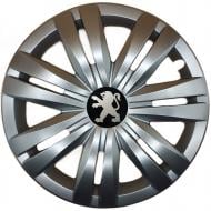 Ковпак для коліс SJS Peugeot 501 R17" 4 шт. срібний (106328)