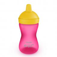 Бутылочка-непроливайка Philips Avent с твердым носиком розовая 300 мл Бутылочка-непроливайка Philips Avent с твердым носиком розовая 300 мл