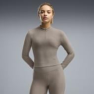 Джемпер Puma W Cloudspun Zip LS 52915781 р.XS коричневый
