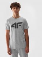 Футболка 4F TSHIRT M1155 4FWSS24TTSHM1155-27M р.L серый