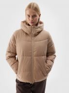Пуховик жіночий зимовий 4F DOWN JACKET F473 4FWAW24TDJAF473-83S р.S бежевий