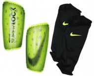 Щитки футбольные Nike NK MERC LT-SUPERLOCK р. M желтый Щитки футбольные Nike NK MERC LT-SUPERLOCK р. M желтый