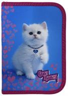 Пенал школьный Cute Kitten 21005C CLASS разноцветный принт
