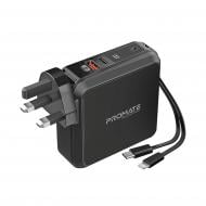 Повербанк Promate PowerPack-PD20+ 15000 mAh (powerpack-pd20+.black)