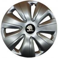 Колпак для колес SJS Skoda 503 R17" 4 шт. серебряный (106366)