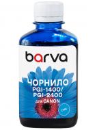 Чорнило Barva Canon PGI-1400/PGI-2400 C 180 мл пігментне (C1400-929) блакитний Чорнило Barva Canon PGI-1400/PGI-2400 C 180 мл пігментне (C1400-929) блакитний