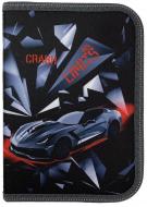 Пенал школьный Crash Car с 2 отворотами 21206C CLASS разноцветный принт