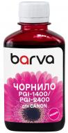 Чорнило Barva Canon PGI-1400/PGI-2400 M 180 мл пігментне (C1400-930) пурпуровий Чорнило Barva Canon PGI-1400/PGI-2400 M 180 мл пігментне (C1400-930) пурпуровий