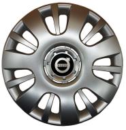 Колпак для колес SJS Volvo 222 R14" 4 шт. серебряный (106462)