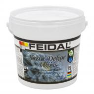 Декоративна фарба Feidal Satin Dekor Weiss білий 1 кг